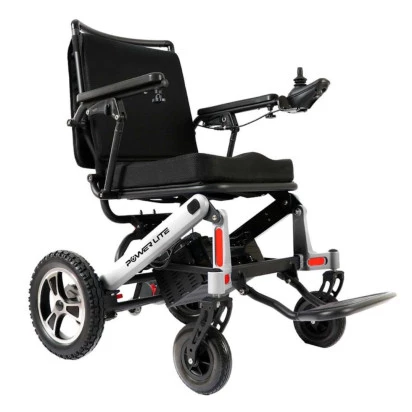 Cadeira de Rodas Motorizada Dobrável Prata POP Power Lite