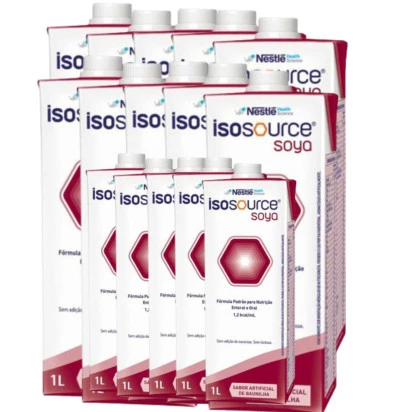 Isosource Soya 1.2kcal 1000ml Kit 12und Nestle + E-book