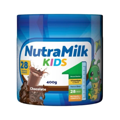Nutra Milk Kids Complemento Alimentar Infantil 400g - Chocolate 
