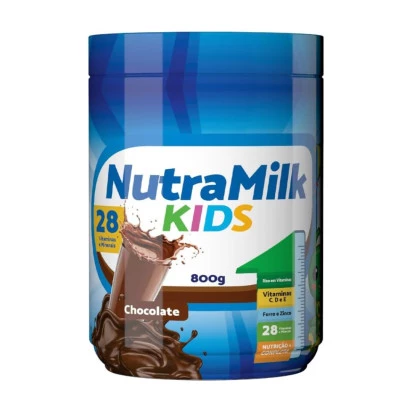 Nutra Milk Kids Complemento Alimentar Infantil 800g - Chocolate