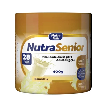 Nutra Senior Adulto 50+ Complemento Alimentar 400g - Baunilha