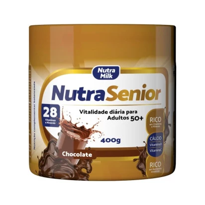 Nutra Senior Adulto 50+ Complemento Alimentar 400g - Chocolate