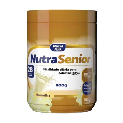 Nutra Senior Adulto 50+ Complemento Alimentar 800g - Chocolate 