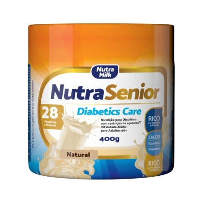 Nutra Senior Adulto 50+ Diabetics Care Zero Açucar 400g 