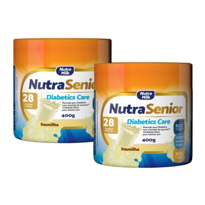 Nutra Senior Adulto 50+ Diabetics Care Zero Açucar 400g - Baunilha