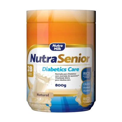 Nutra Senior Adulto 50+ Diabetics Care Zero Açucar 800g - Chocolate