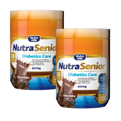 Nutra Senior Adulto 50+ Diabetics Care Zero Açucar 800g - Chocolate