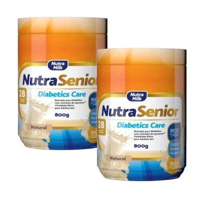 Nutra Senior Adulto 50+ Diabetics Care Zero Açucar 800g - Sem Sabor