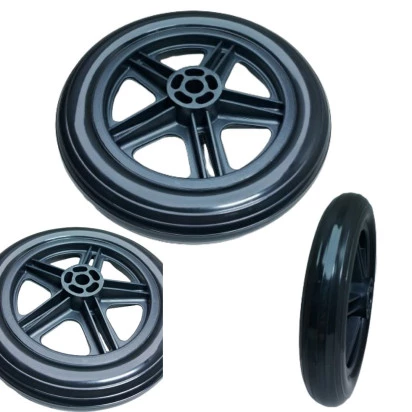 Roda Universal Aro 6 sem Rolamento para Cadeiras de Rodas