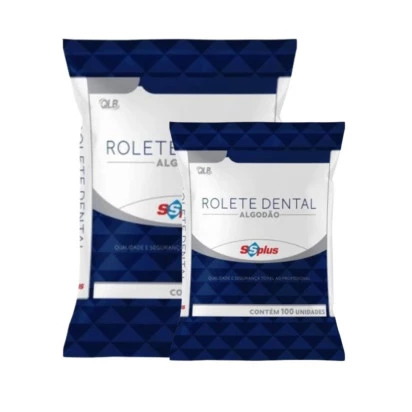 Rolete de Algodão Dental com 100 unidades + E-book