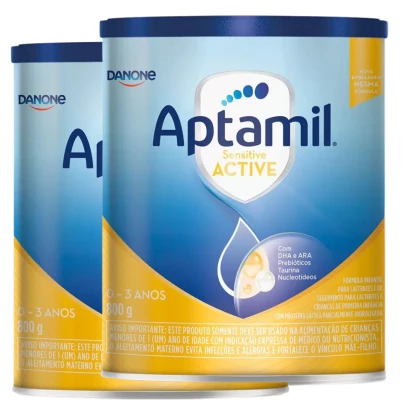 Aptamil Sensitive Active 800g Kit 2 und Danone 