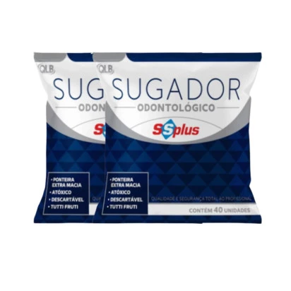 Sugador Odontologico C/20Un (Dreno Endodôntico) - Ssplus