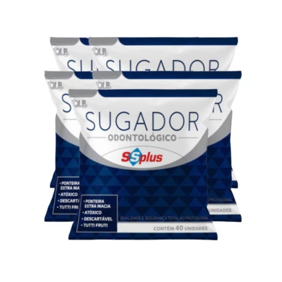 Sugador Odontologico C/20Un (Dreno Endodôntico) - Ssplus