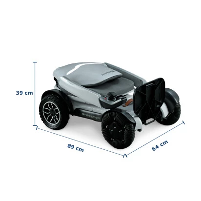 Cadeira de Rodas Motorizada Dobrável até 120 Kg Spacemed Dellamed