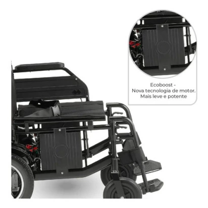 Cadeira De Rodas Motorizada Dobrável D800 Dellamed Até 120kg