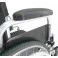 Cadeira de Rodas Dobrável Coyote Aço 44cm - Aço Reforçado, Rodas Grandes