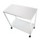 Mesa Auxiliar Metron 40x60x80cm Esmaltada com Rodízios