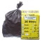 Saco de Lixo Preto 20 Litros 45x55 Médio 100uni Itaquiti