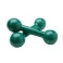 Halteres Tipo Bola 1 kg Verde Arktus