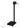 Balança Antropométrica Digital 200kg com Régua Led Preta Welmy