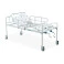 Cama Fawler Simples 2 Manivelas com Grade DX Dellamed