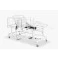 Cama Fawler Elétrica Evolution Altura Regulável C/ Grade e Rodízios