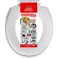 Assento Oval para Cadeira de Banho Almofadado Fechado
