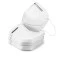 Máscara KN95 c/ Elástico com clip nasal C/ 10 und