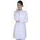 Jaleco Feminino Gabardine Botões Cobertos Gola Padre G Aspen
