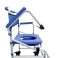 Cadeira de Banho D55 Alumínio 4 em 1  - Dellamed - Leve 40cm 
