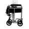 Cadeira de Rodas Dobrável Compacta até 115kg Série Europa Veneza 48cm - Praxis