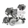 Cadeira de Rodas Motorizada Dobrável Elétrica Bivolt Alumínio D900 Dellamed