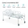 Cama Fawler Simples 2 Manivelas com Grade DX Dellamed