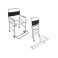 Cadeira de Banho D40 com Comadre Dellamed