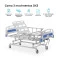 Cama Hospitalar DX3 3 Movimentos com Colchão Hospitalar D28 Dellamed