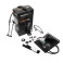 Kit Acadêmico Total Black com Bolsa Ergonômica Preta Rainbow - PA MED