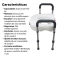 Assento Sanitario Elevado com Barra de Apoio Lateral Pro18