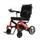 cadeira de rodas motorizada power lite vermelha de lado