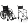 Cadeira De Rodas Cds101 Roda Nylon Cinza - CDS + Cadeira de Banho Simples - Prolife