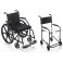 Cadeira de Rodas Pratica 44cm Pneu Maciço Prolife + Cadeira de Banho Simples - Prolife