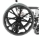 Roda Traseira c/ Trava Cadeira de Banho H1 - Ortobras