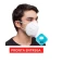 Máscara KN95 c/ Elástico e Clip Nasal
