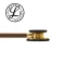 Detalhe de lado do Estetoscópio Littmann Classic III Adulto Chocolate Cobre