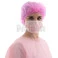 Touca Elastica Sanfonada rosa com 100 unidades da marca Protdesc
