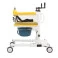 Cadeira de Transferência Multifuncional até 120kg MED 3040 - 4 em 1 com Elevação Manual e Assento Regulável 